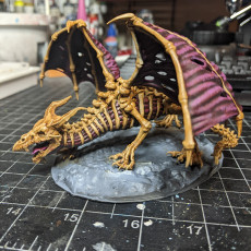 Picture of print of Draco Lich - Skeleton Army - Undead Dragon