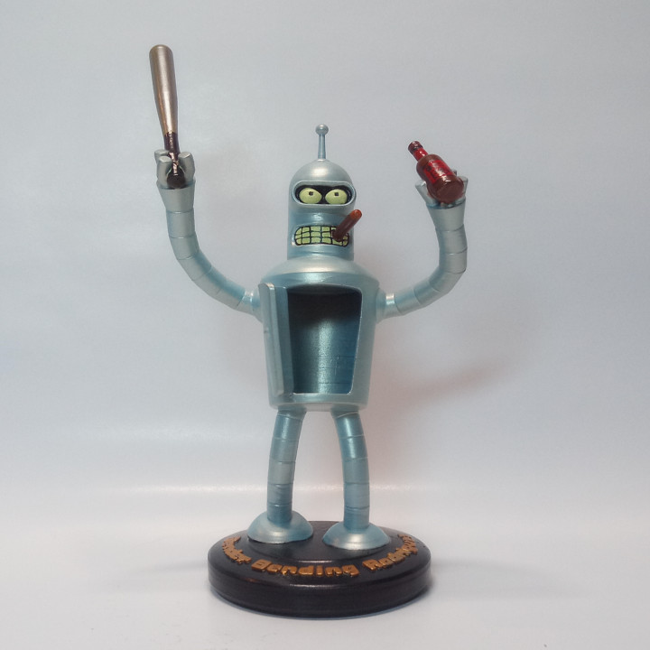 Bender Futurama 20cm 1 Kg Film Figuren aus Metall Bender Futurama Aus Metall 