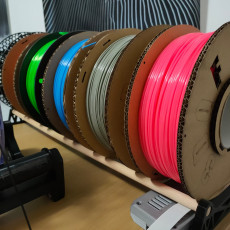 Picture of print of filament spool stand