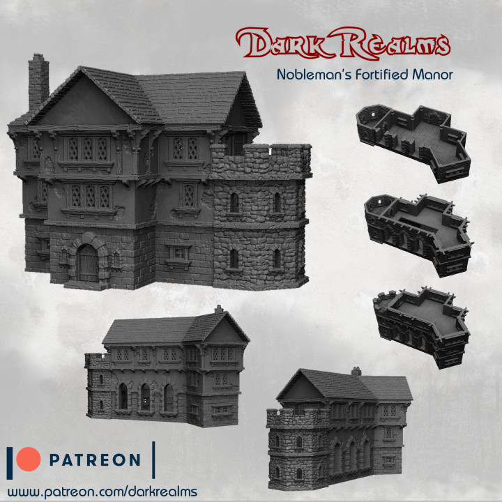 $13.95Dark Realms Fantasy Scenery - Fortified Manor