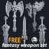 FREE Fantasy Weapon Set image