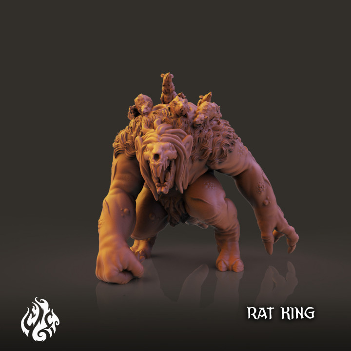 3D Printable Rat King by Crippled God Foundry