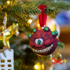 Picture of print of Beholder & Mmic Xmas Tree Ornaments This print has been uploaded by Geir Harald Helgeid