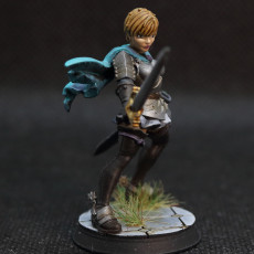 Picture of print of Cleto - Female knight - 32mm - DnD