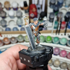 Picture of print of Garth - Human soldier- 32mm - DnD