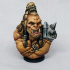 Orc Scarred Bust [Pre-Supported] print image
