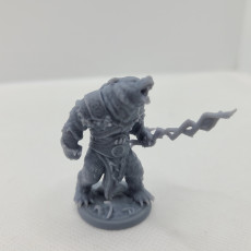 Picture of print of Rafinus Ursa werebear 32mm and 75mm pre-supported