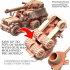 018 Ogress Assault Jeep Car Tank and Homunculus Grotesque Fleshsculpter Magnum Opus Talon Abomination image