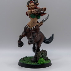 Picture of print of PRE-SUPPORTED  Centaur of Daggers - 32mm - DnD