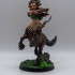 PRE-SUPPORTED  Centaur of Daggers - 32mm - DnD print image