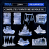 34 miniatures - COMPLETE FURNITURE RPG SET  - MASTERS OF DUNGEONS QUEST - Premium Package image