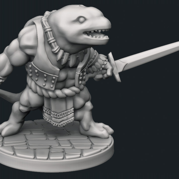 3D Printable Orca Warrior by Stonehaven Miniatures