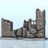 Ruin of medieval stone castle 14 - Medieval Terrain Clash of Tabletop RPG terrain DBA SAGA WW2 image
