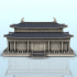 Asian house with two-story roof 19 - Asia Terrain Clash of Katanas Tabletop RPG terrain China Korea WW2 image