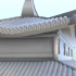 Asian house with two-story roof 19 - Asia Terrain Clash of Katanas Tabletop RPG terrain China Korea WW2 image