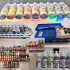 Stackable paint trays, display trays and utility trays image