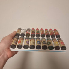 Picture of print of Double Stackable paint trays, display trays and utility trays