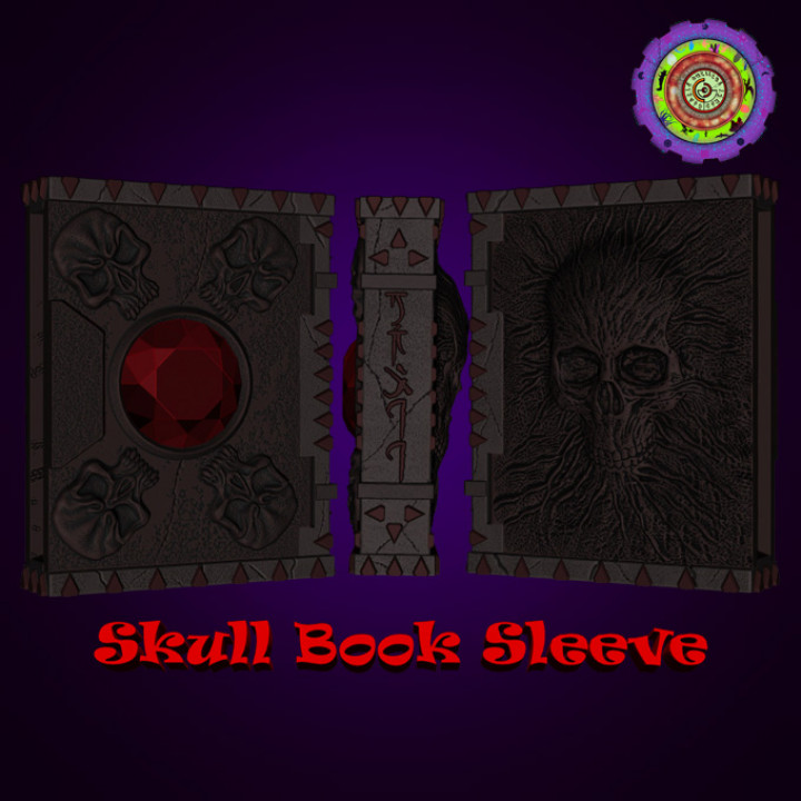 Skull Book Sleeve Version 1's Cover