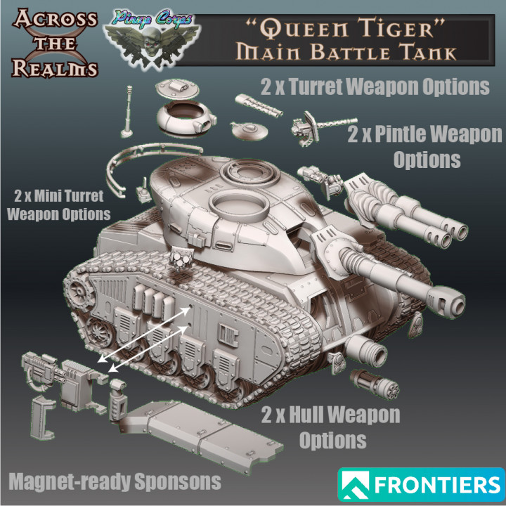 Queen Tiger Main Battle Tank's Cover