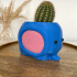 Cute Elephant Planter / No Supports image