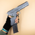 Pistol Colt M1911 Prop removable magazine practice fake training gun image