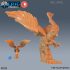 Griffin Set / Gryphon / Heavenly Flying Beast / Lion Eagle Hybrid / Angel Mount / Angelic Encounter image